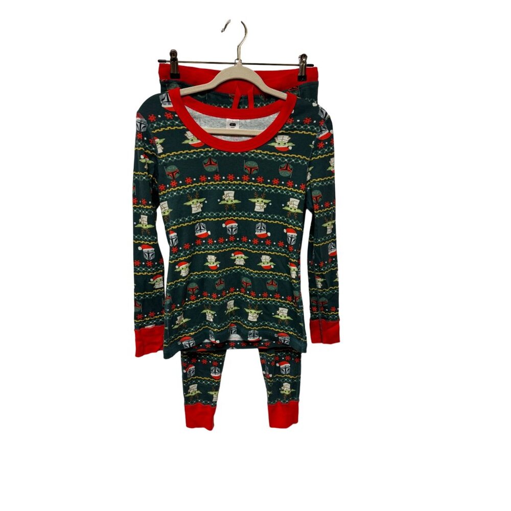 Hanna Andersson Star Wars The Madalorian Holiday Christmas Pajama Women Size S